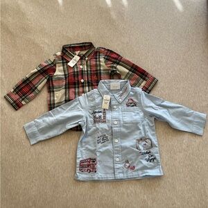 Gap Baby & Toddler Paddington Embroidered Button Down Oxford Shirt 18-24 months
